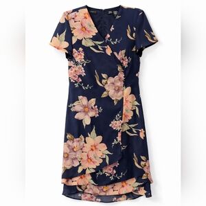 Liz Claiborne Floral Dress Size 10 Y2K Feminine Office Wear